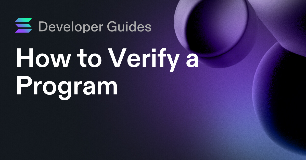 How to Verify a Program